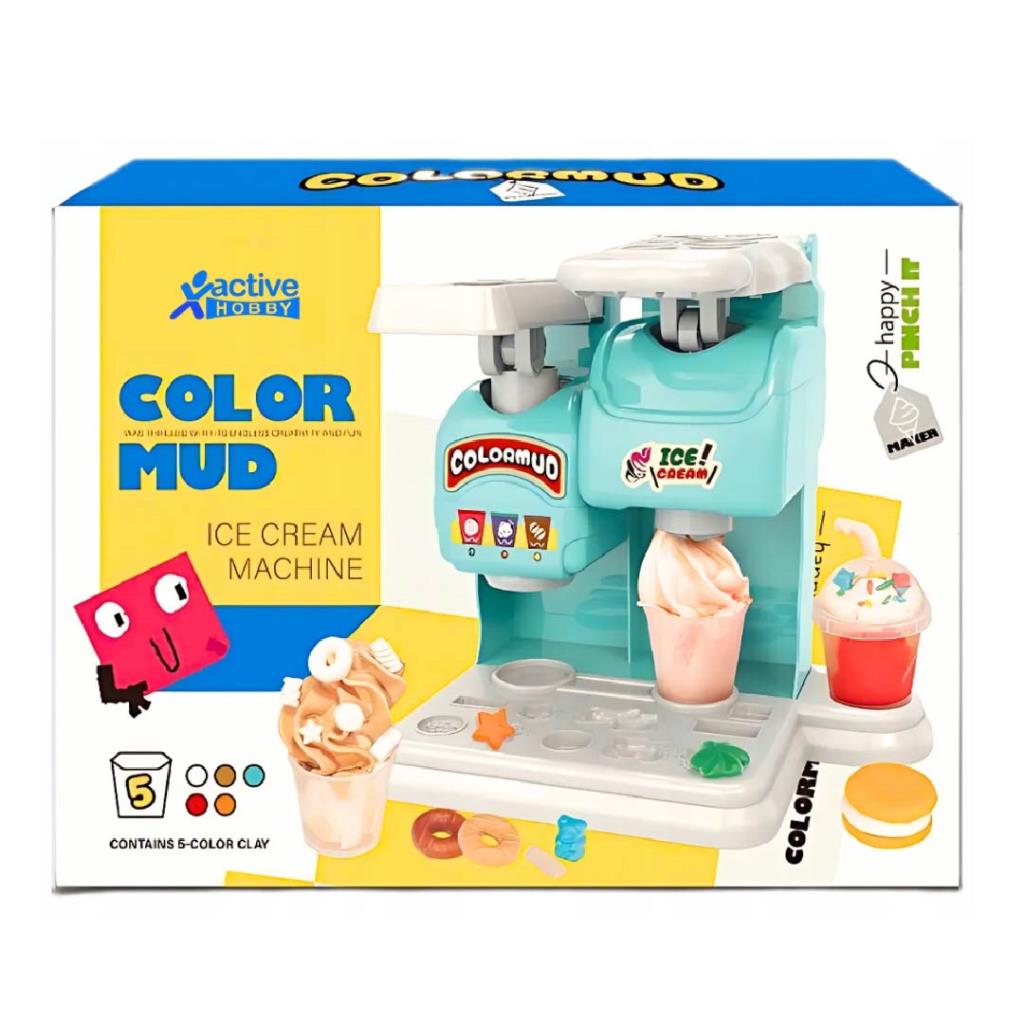 مجموعة ماكينة آيس كريم بالصلصال للأطفال